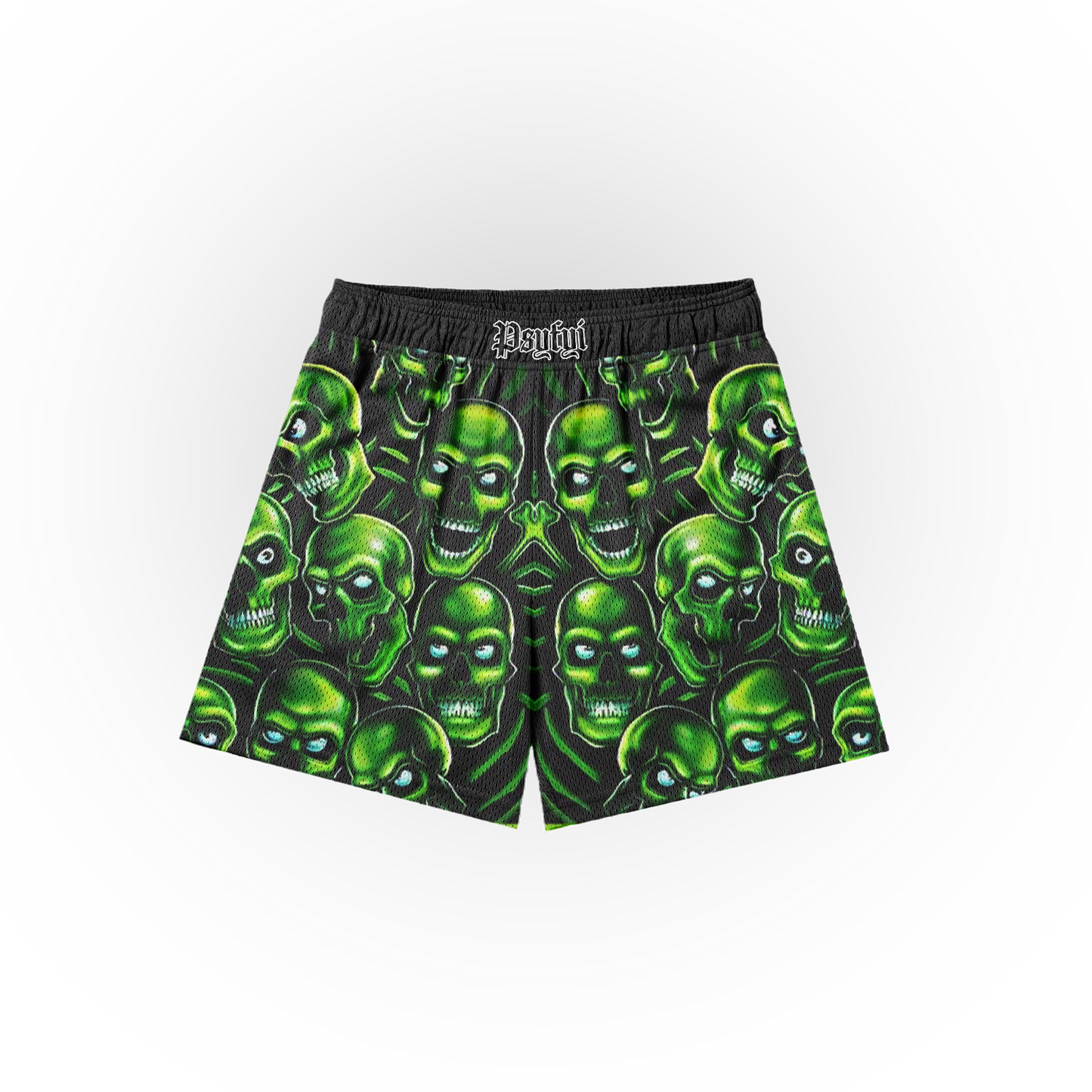 Toxic Skull Mesh Shorts