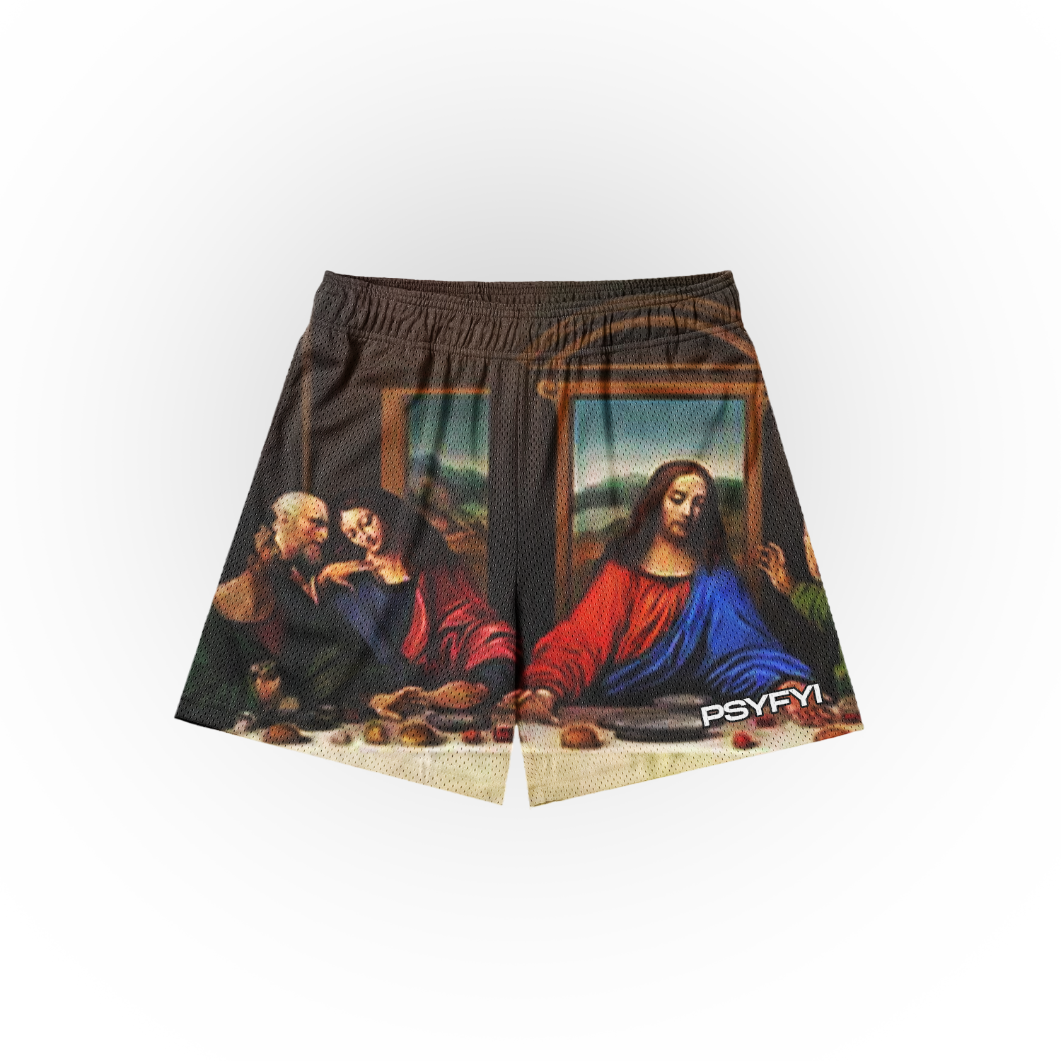 Last Supper Mesh Shorts