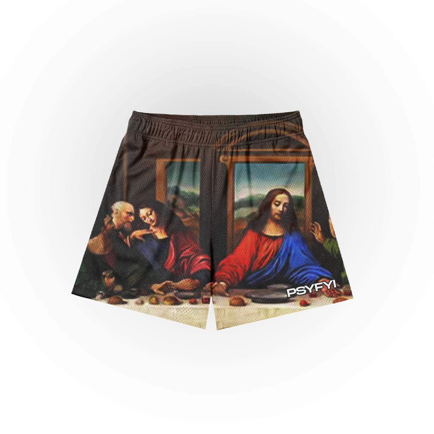 Last Supper Mesh Shorts